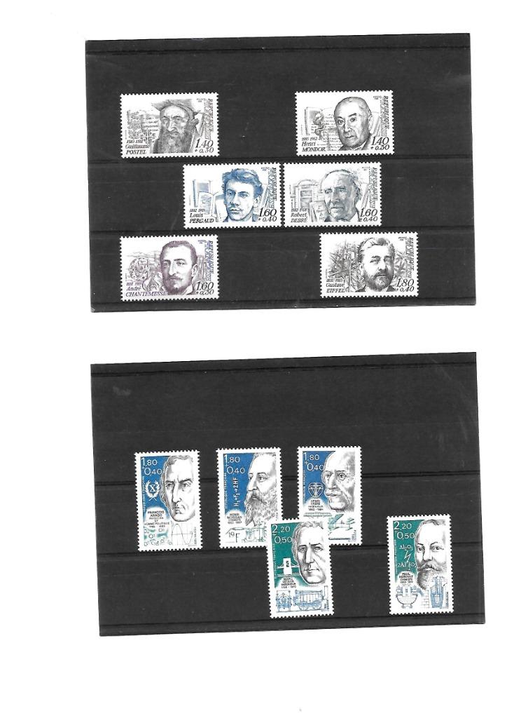 Timbres de FRANCE - Séries "Personnages", Timbres & Monnaies, Timbres | Europe | France, Non oblitéré, Enlèvement ou Envoi