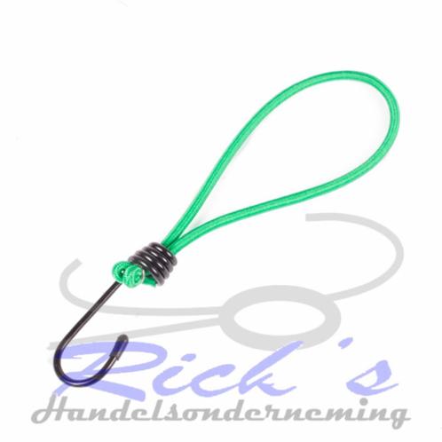 Elastiek met haak / tentspanner lengte 19 cm groen, Tuin en Terras, Overige Tuin en Terras, Nieuw, Ophalen of Verzenden