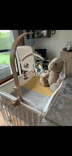 Babybox wit, Enfants & Bébés, Parcs, Enlèvement, Comme neuf, Rectangulaire, Roulettes