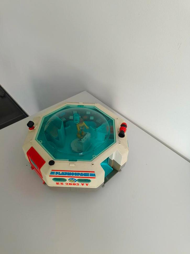 Vintage Playmobil Space Station RS 2005 VT (Jaren '80), Verzamelen, Speelgoed, Gebruikt, Ophalen
