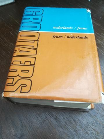 Woordenboek Grootaers-Frans/Nederlands-Nederlands/Frans beschikbaar voor biedingen