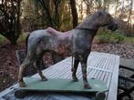 Grand cheval jouet ancien sur roulettes (années 1930), Antiek en Kunst, Antiek | Speelgoed, Ophalen