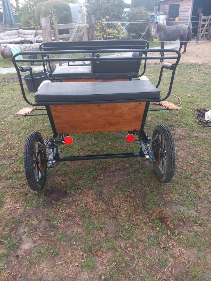 Shetlandponykoets (bij juiste match met ponys), Dieren en Toebehoren, Rijtuigen en Koetsen, Gebruikt, Marathonwagen, Pony