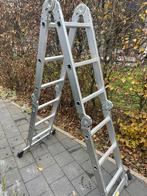 Echelle pliante en 4 parties, Ophalen, Gebruikt, Ladder