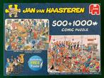 Puzzeldoos JVH 500 & 1000 st: De Receptie/Duits Bierfeest, Ophalen of Verzenden, Gebruikt
