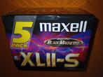 5x pack cassettes maxell xlii-s 90, 2 t/m 25 bandjes, Overige genres, Ophalen of Verzenden, Onbespeeld