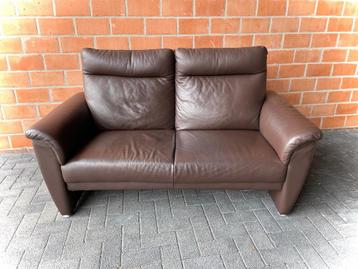 Leder salon / Zetel / 2 zit / als nieuw  beschikbaar voor biedingen