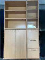 bureaukast, Huis en Inrichting, Kasten | Roldeurkasten en Archiefkasten, Ophalen, Gebruikt, 100 tot 150 cm, Meerdere deuren