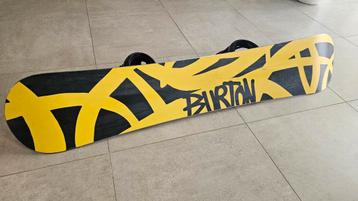 Snowboard Burton Supermodel 63 160 avec fixations personnali, Enlèvement ou Envoi, Comme neuf, Fixations