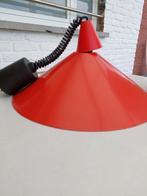 Suspension lustre métal rouge de 44 cm de diamètre, Ophalen, Gebruikt, Metaal