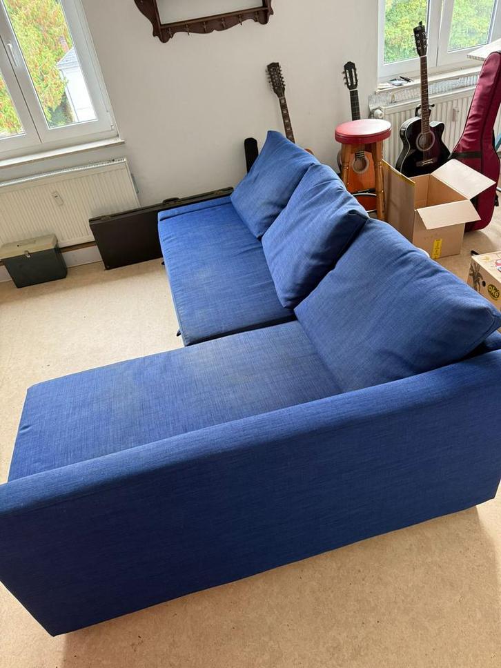 Friheten hoekslaapbank met opberger ikea, Huis en Inrichting, Zetels | Zetels, Stof, Ophalen