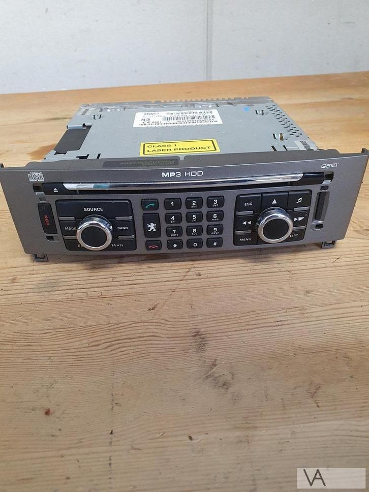 Peugeot 308 2007 tot 2010 radio navigatie unit 96658736xh, Auto-onderdelen, Dashboard en Schakelaars, Peugeot, Gebruikt, Ophalen of Verzenden