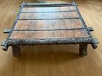 Antieke Ossenkar Salontafel india, Huis en Inrichting, Tafels | Salontafels, Ophalen, Gebruikt, Minder dan 50 cm