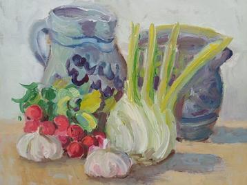 Kleine stillevens M. VAN DEN BEMPT     24x30 beschikbaar voor biedingen