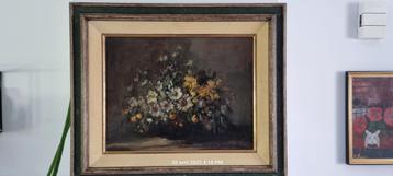 Peinture huile sur toile ancienne Art Marte de Spiegeleir., Enlèvement