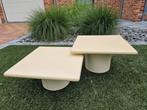 2x vintage Cidue Italy koffietafels bijzettafel salontafel, Antiek en Kunst, Ophalen