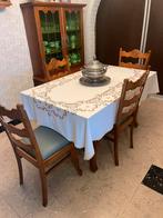 Eettafel + 4 stoelen + kast, Ophalen