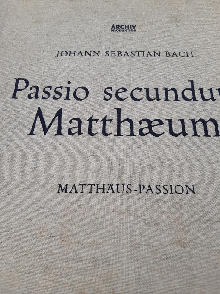 Passio secundair Mattheüs, Muziek en Instrumenten, Overige Muziek en Instrumenten, Ophalen of Verzenden