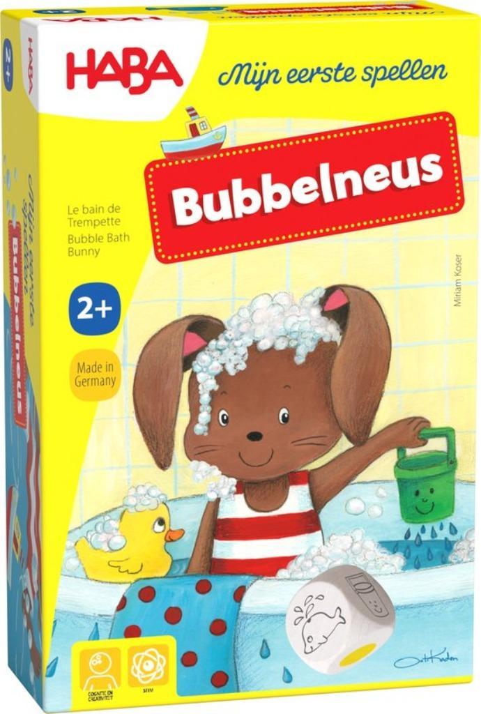 Haba  - Mijn eerste spel - Bubbelneus 2+, Hobby en Vrije tijd, Gezelschapsspellen | Bordspellen, Gebruikt, Een of twee spelers