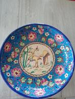 Plat ancien en émaux de Louvière, Antiquités & Art, Enlèvement