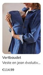 Veste en jean evolutive Verbaudet, Vêtements | Femmes, Vêtements de grossesse, Neuf, Verbaudet, Taille 38/40 (M), Enlèvement