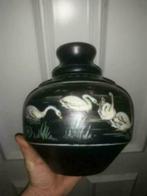vase en gres de saint ghislain signe emile lombart, Antiek en Kunst, Ophalen of Verzenden