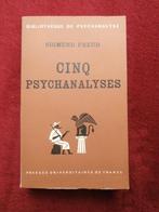 Cinq psychanalyses, Envoi, Utilisé, Sigmund Freud