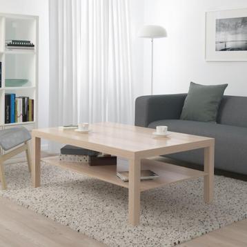 Table basse Ikea LACK, effet chêne blanchi, 118x78 cm