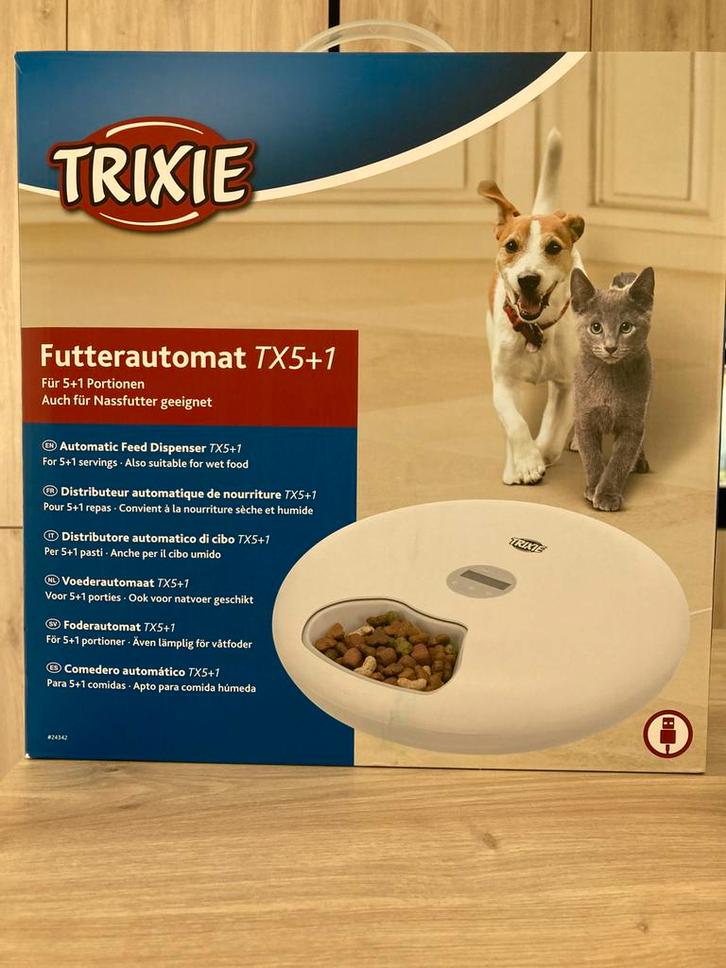 Voederautomaat kat/hond, Dieren en Toebehoren, Kattenvoerbakken en Drinkbakken, Zo goed als nieuw, Ophalen of Verzenden