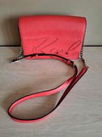 Originele leder handtas rood Karl Lagerfeld nieuwstaat, Handtassen en Accessoires, Portemonnees, Ophalen, Zo goed als nieuw, Rood