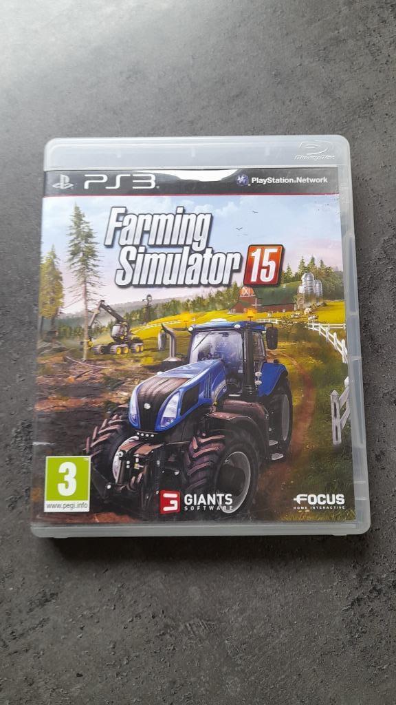 PS3: Farming simulator 15, Games en Spelcomputers, Games | Sony PlayStation 4, Gebruikt, Avontuur en Actie, 1 speler, Vanaf 3 jaar