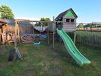 schommel met klimtoren en glijbaan, Kinderen en Baby's, Speelgoed | Buiten | Speeltoestellen, Ophalen, Gebruikt, Glijbaan