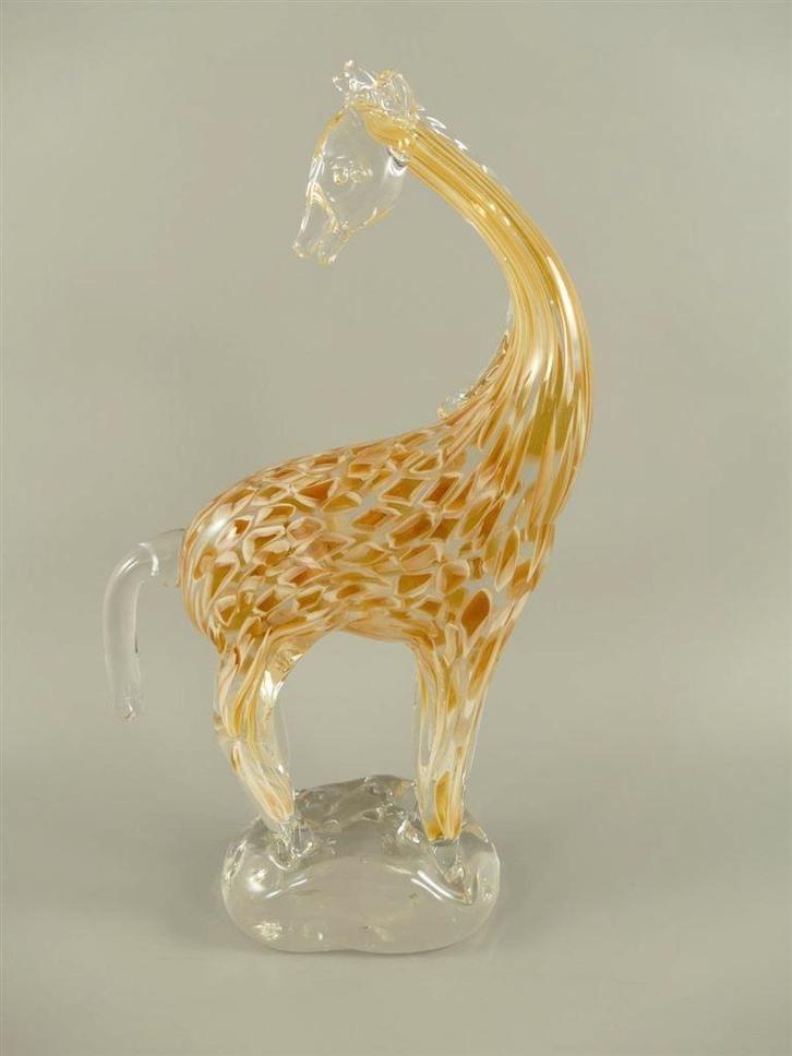 glazen giraffe , kado, Verzamelen, Beelden en Beeldjes, Nieuw, Ophalen of Verzenden