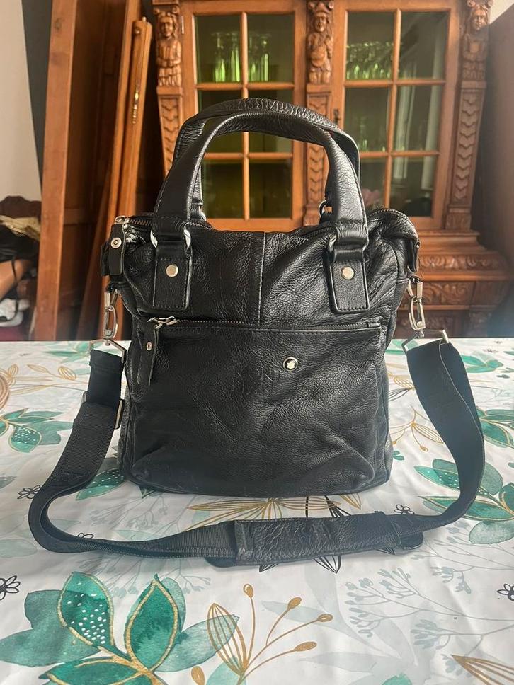 Sac mont-blanc, Handtassen en Accessoires, Tassen | Damestassen, Zo goed als nieuw, Wit, Ophalen of Verzenden