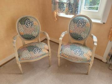 Paire de fauteuils style Louis XVI, Enlèvement ou Envoi