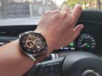 Huawei GT 3 - 46 mm (verbonden weergegeven, smartwatch), Handtassen en Accessoires, Horloges | Heren, Zo goed als nieuw, Leer