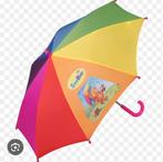 kinderparaplu, regenboogkleuren, Ophalen, Gebruikt