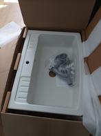 Evier timbre d'office granit blanc Chambord 1 bac NEUF, Huis en Inrichting, Keuken | Keukenelementen, Ophalen, Nieuw, Wit