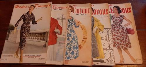 5 Modes et travaux des années 1950, Livres, Mode, Utilisé, Mode en général, Enlèvement ou Envoi