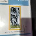 Borduurpakket olifanten, Ophalen of Verzenden, Zo goed als nieuw, Borduurpakket