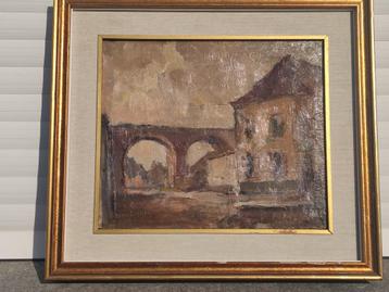huile sur toile signe henri logelain, Enlèvement ou Envoi
