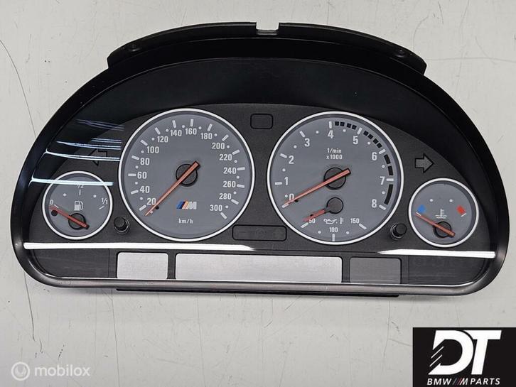 Gereviseerde tellerbak km/h grijs BMW E39 M5 62119134805, Autos : Pièces & Accessoires, Tableau de bord & Interrupteurs, BMW, Révisé