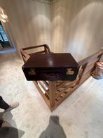 Magnifique Malette vintage en cuir, Enlèvement, Cuir