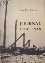 (22e LINIE MEDISCH BELGISCH) Journal 1914-1918., Verzamelen, Militaria | Algemeen, Ophalen of Verzenden