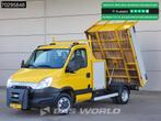 Iveco Daily 50C15 3.0L Kipper met Kist Dubbellucht 3,5t Trek, Euro 5, Stof, Gebruikt, 145 pk