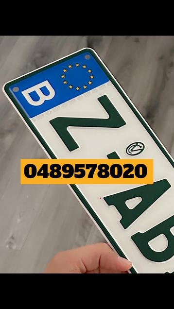 Z plaat nodig voor keuring/ vervoer ? Maak direct afspraak beschikbaar voor biedingen