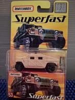 Matchbox Superfast n n53 HUMVEE NEUF BRUNE, Enlèvement ou Envoi, Neuf