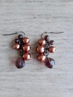 Bruine oorbellen, Handtassen en Accessoires, Oorbellen, Verzenden, Nieuw, Bruin, Hangers