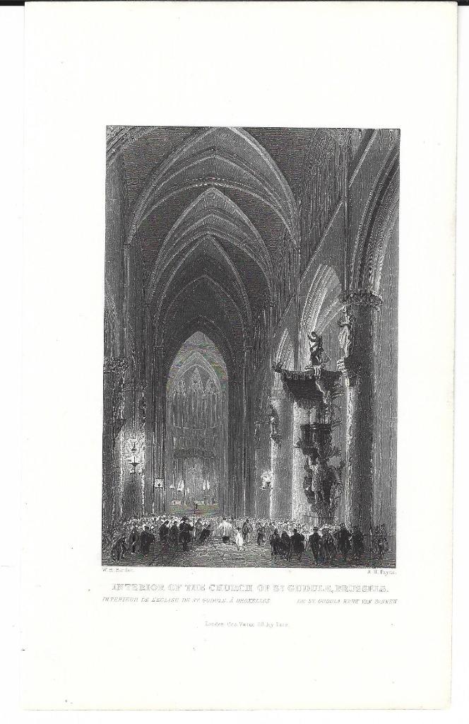 1837 - Bruxelles Ste Gudule / Brussel St Goedele, Envoi