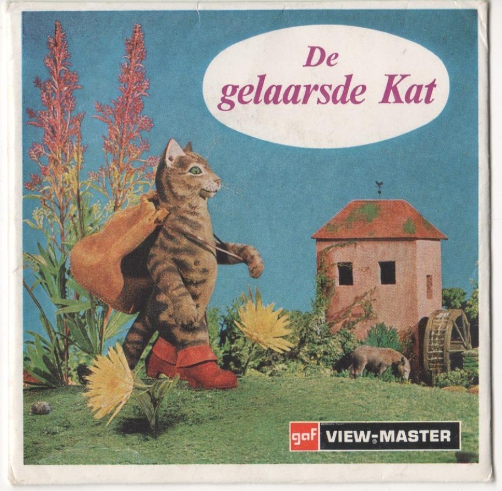 View-master de gelaarsde Kat B 320 NL, Antiek en Kunst, Antiek | Speelgoed, Ophalen of Verzenden